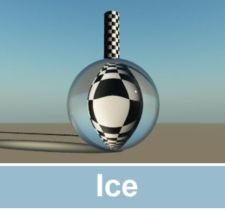 Ice refraction